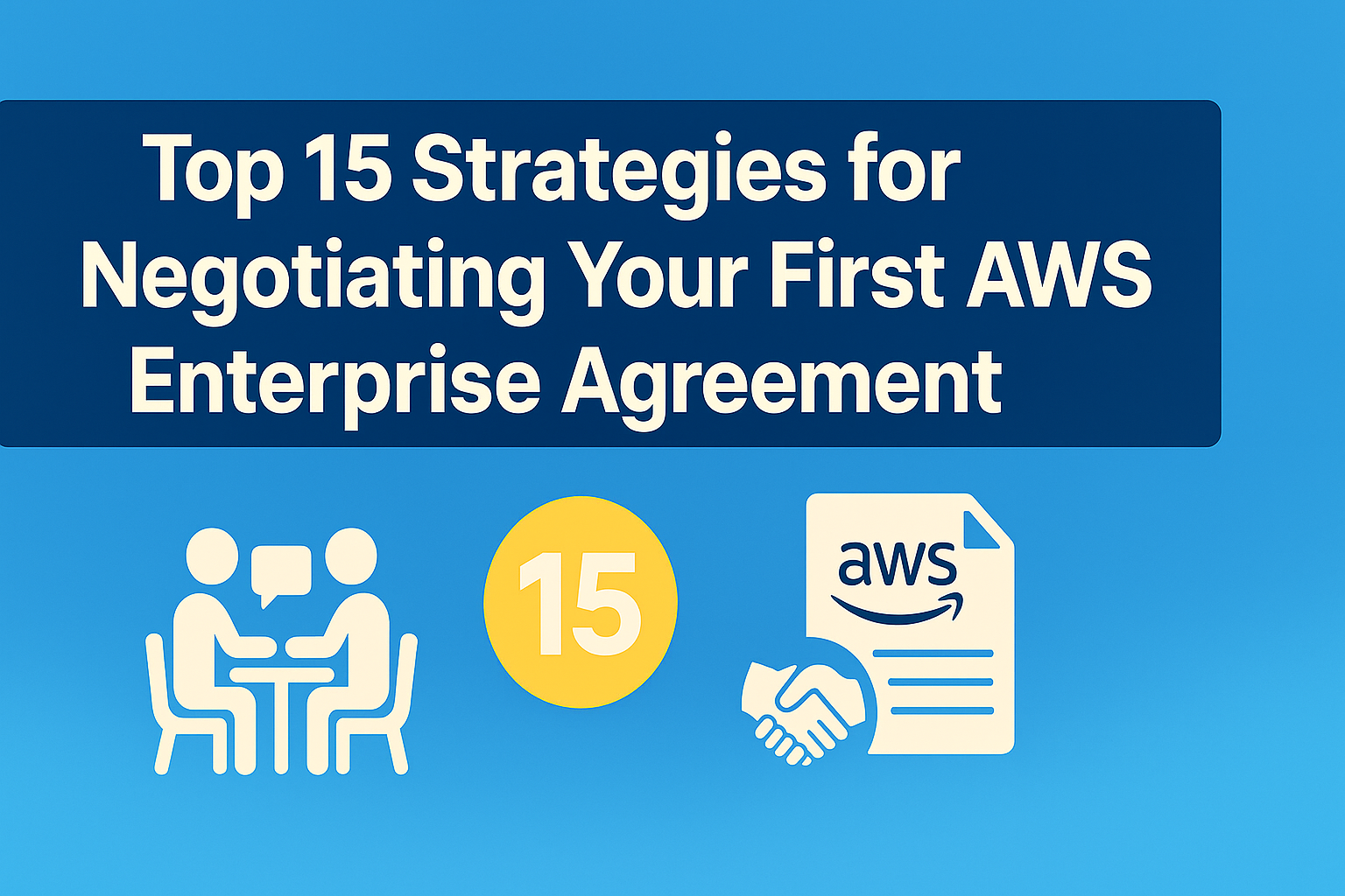 Top 15 Strategies for Negotiating Your First AWS Enterprise Agreement
